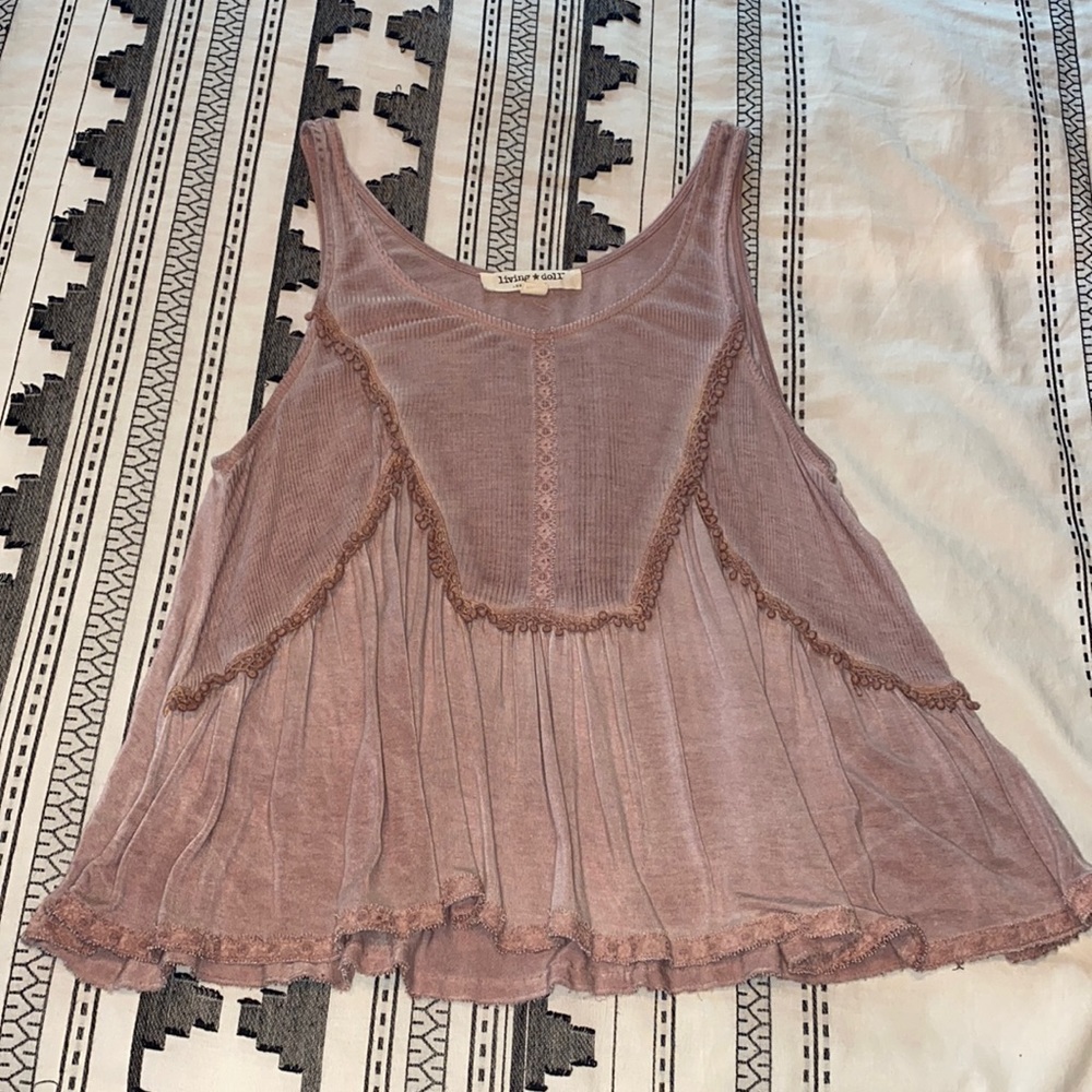 Soft pink tank